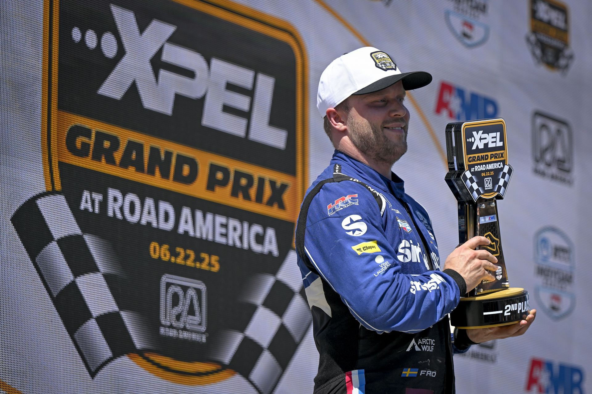Felix Rosenqvist at the NTT IndyCar Series XPEL Grand Prix at Road America - Source: Getty